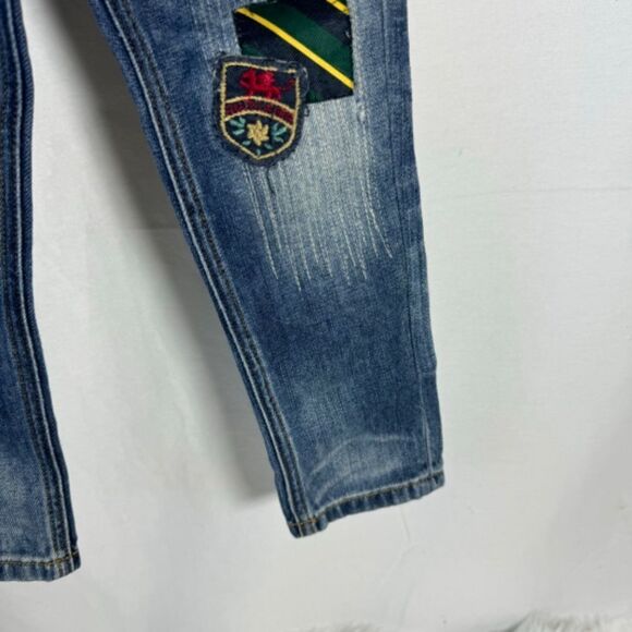 Polo Ralph Lauren Vintage Boyfriend Skinny Jeans Girls Sz 5 - Picture 7 of 15